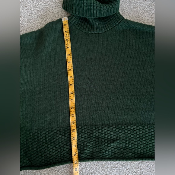 Madewell Green Sadler Turtleneck Sweater - Picture 7 of 9